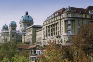 Swiss Parliament Building in Bern, representing Switzerland’s inheritance tax debate and private wealth regulation.
