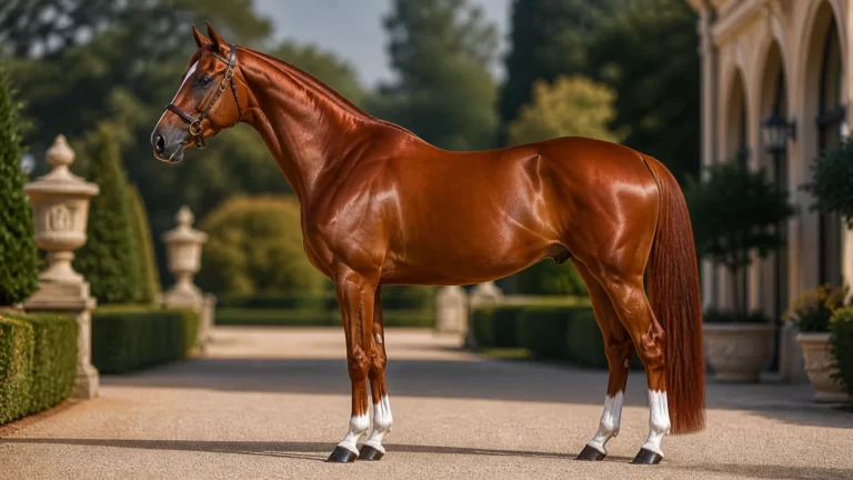 Rider on a racehorse at full gallop during a race