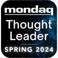 The Mondaq Thought Leader badge, Spring 2024, awarded to Davidoff Law